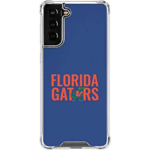University of Florida Gators Galaxy S21 FE Clear Case